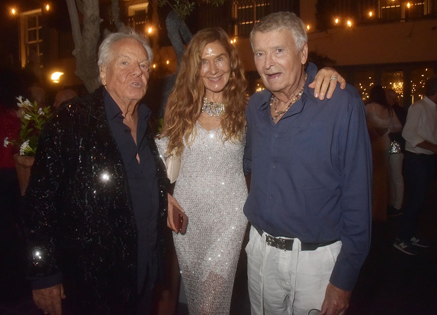 Massimo et ses invités de marque: Dolores et son mari le milliardaire Robert Mimran !