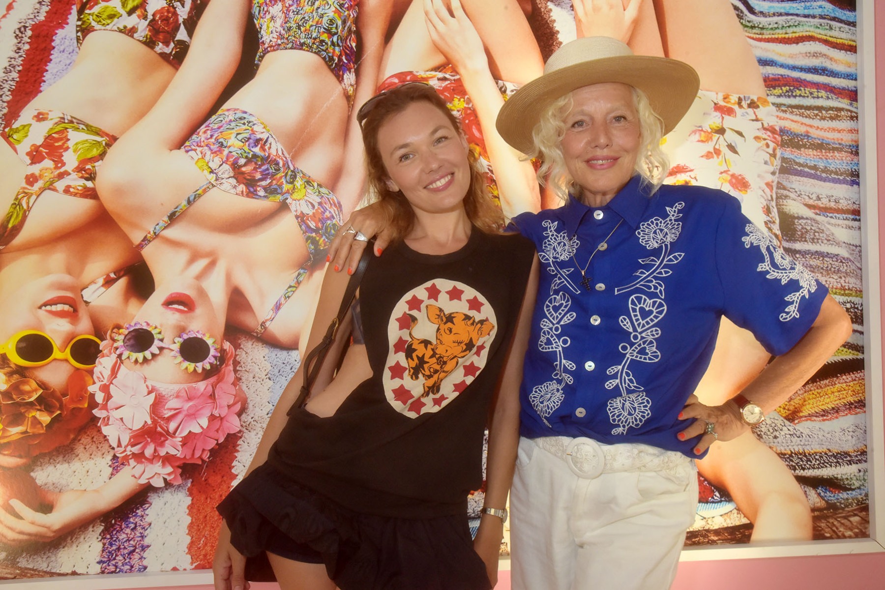 La model Aiice Aufray et Ellen Von Unwerth qui connait bien sa maman