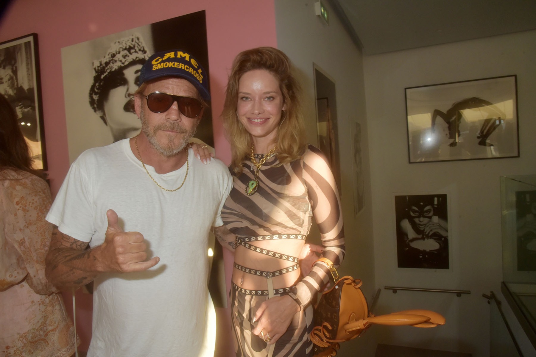 l'acteur Stephen Dorff avec Julie Ordon