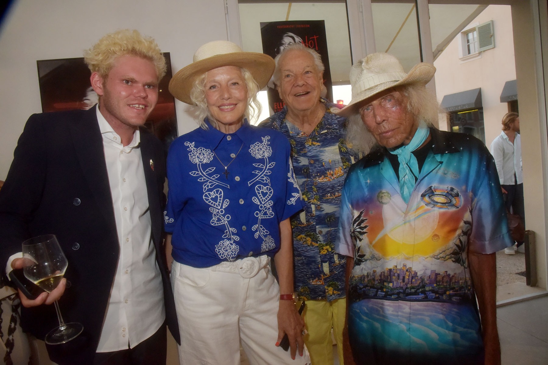 Attention la brochette : Max Ricker, Ellen von Unwerth, Massimo Gargia and. James Goldstein