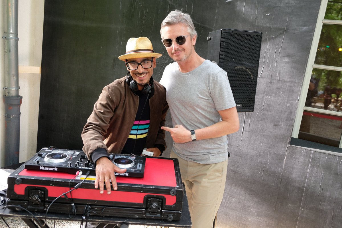 DJ Mangu et Emmanuel Duverrieres