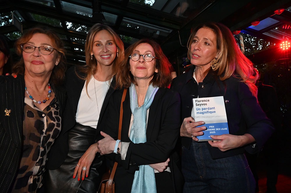 Catherine Frot, Ophelie Meunier, Le Prix de la Closerie 2025 Florence Seyvos pour son book "Un perdant Magnifique"" et la boss Carole Chretiennot