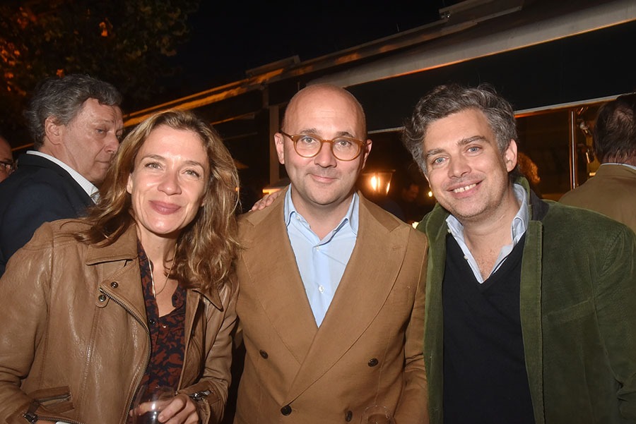 Oriane Jeancourt du Magazine Transfuges ,avec Jean Le Gall et Vincent Jaury