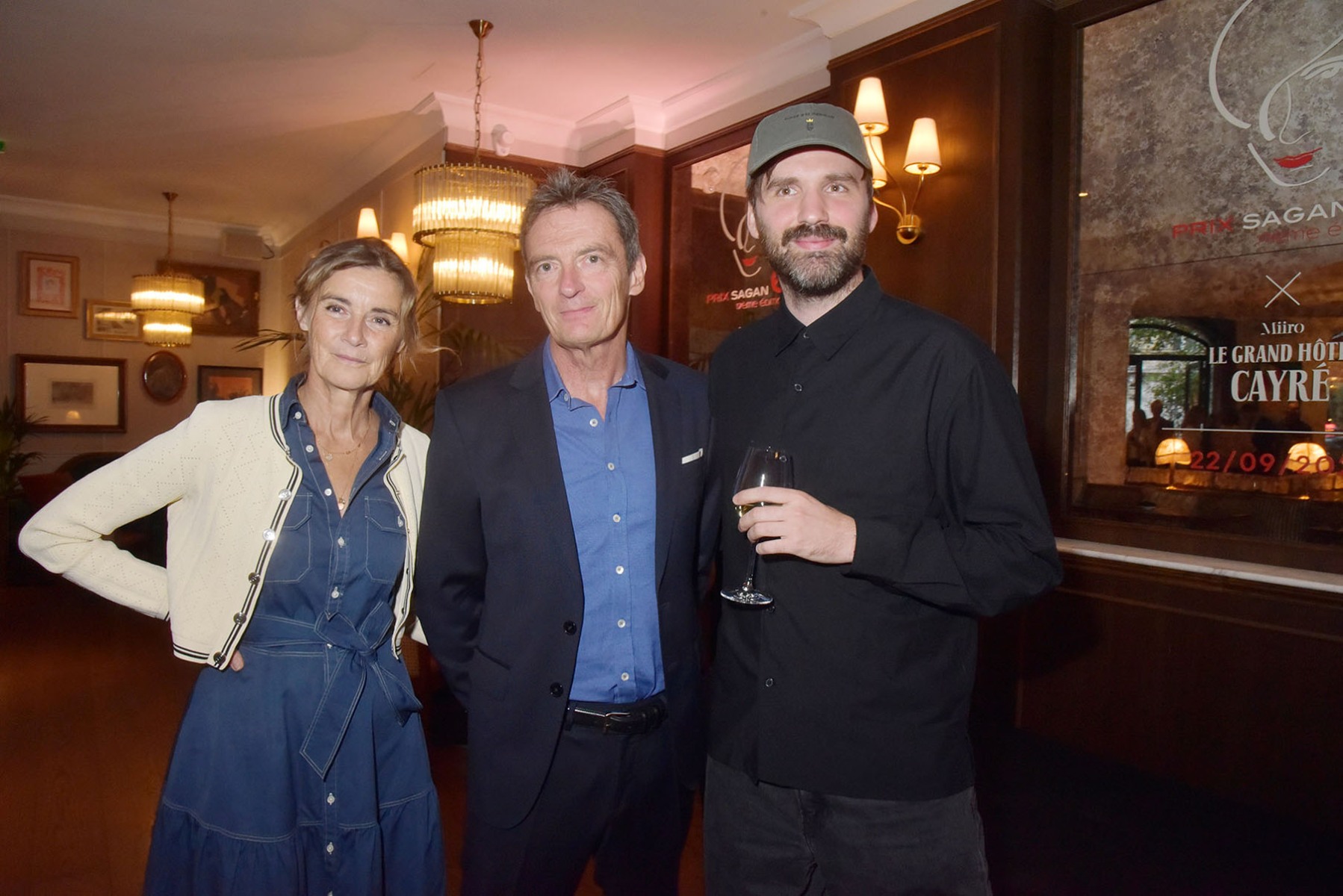 Anne Consigny, Denis Westhoff et Le Sagan 2026 encore incognito Florent Oiseau qui va très bientôt gouter ses 15mn de "Gloire"