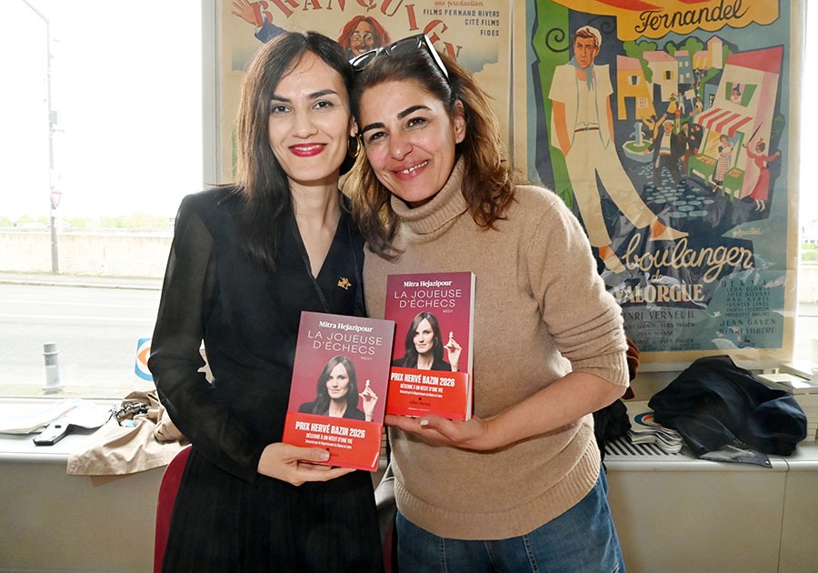 Prix Hervé Bazin Mitra Hejazipour et Sarah Doraghi ah ca Ira Ca Iran !