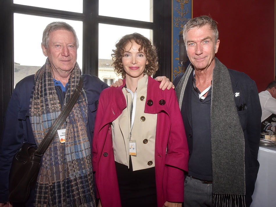 Laura Weissbecker sans doute Entre son futur real Wargnier et son futur partner Philippe Caroit