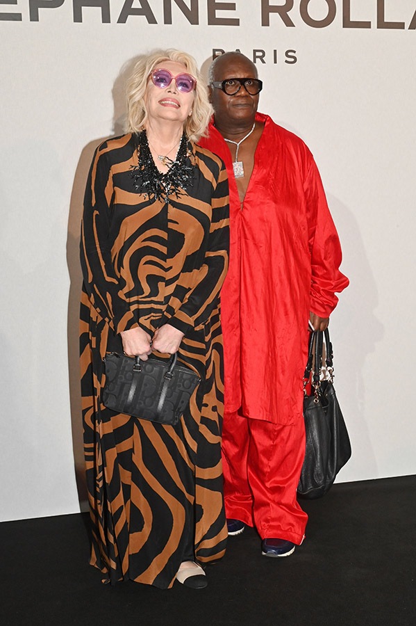Amanda Lear et Magloire en mode qui se ressemble s'assemble