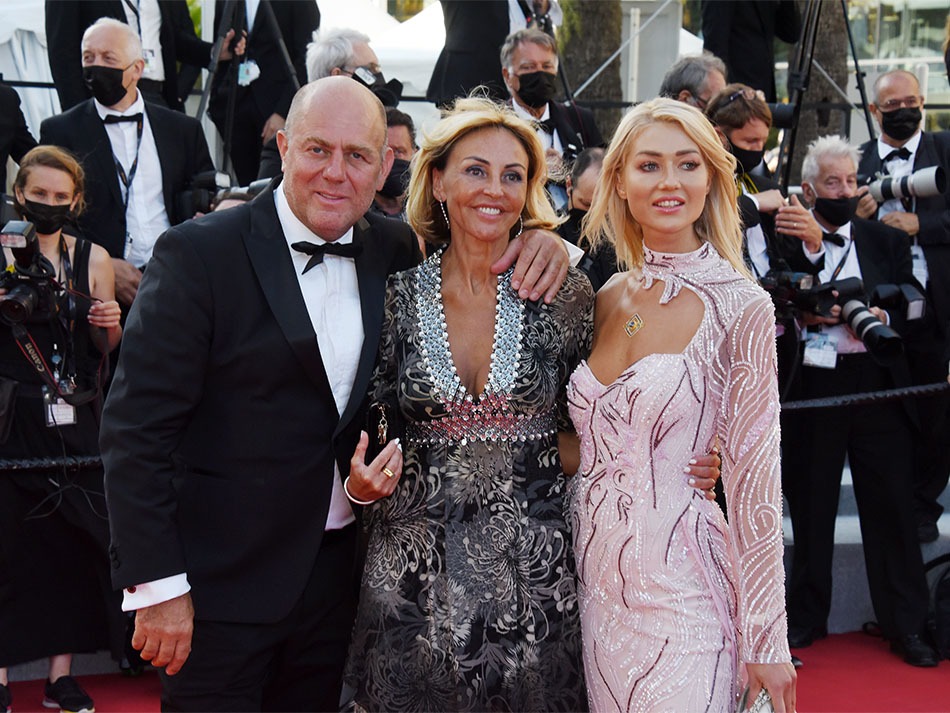 Francesco Maio de chez Forbes avec Marie Chretien Franceschini et Angelina Kali