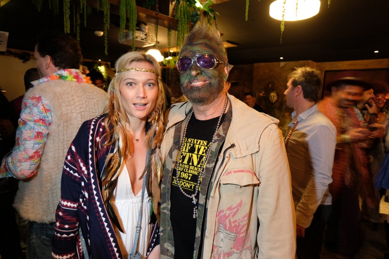 La comédienne Caroline Vigneaux et Jacky Jayet