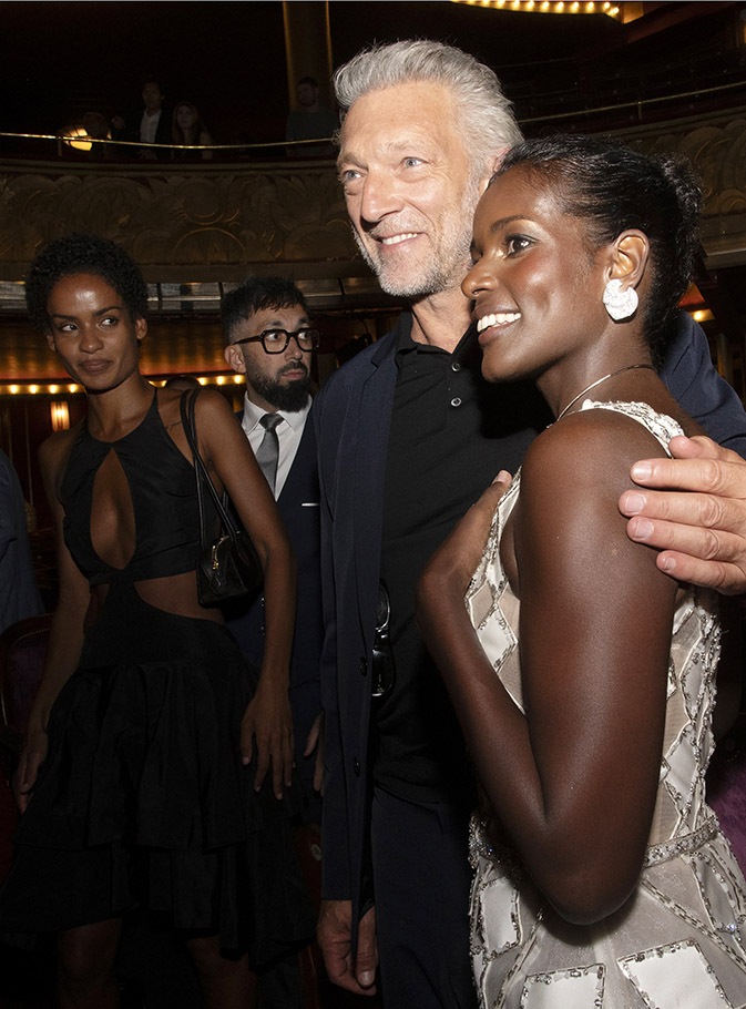 Narah Baptista, Vincent Cassel et la belle Eurydice Mariam Battistelli