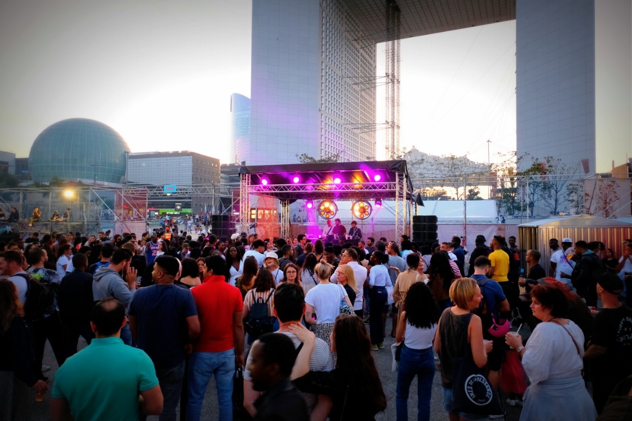 Ambiance sunset party a l'Urban Week
