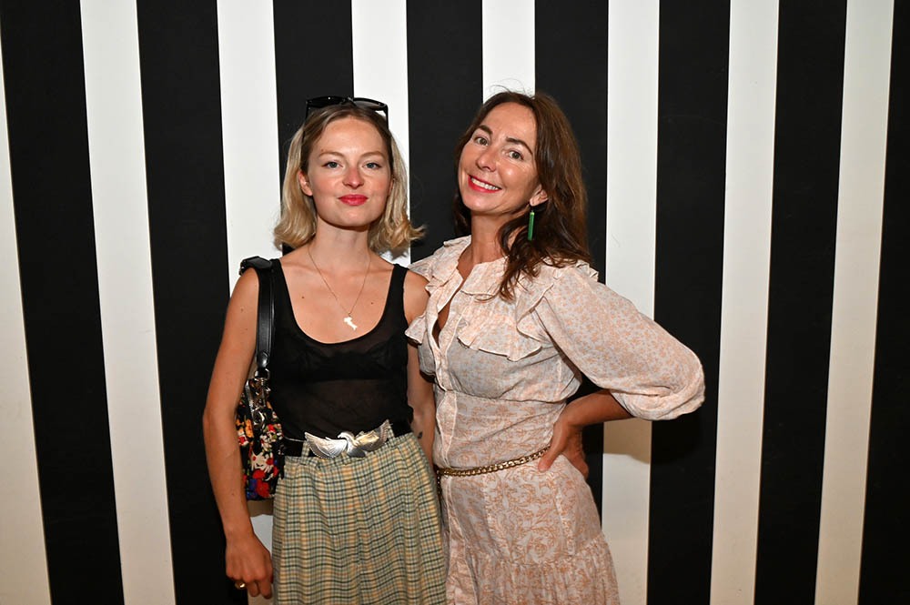 l'Oenologue Carla-Elle Rogosky est venue accompagnée par sa maman la designer Isabelle Ballu