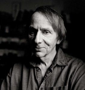 France, Paris, 2014 Portrait of Michel Houellebecq, French writer. France, Paris, 2014 Portrait de Michel Houellebecq, écrivain français.