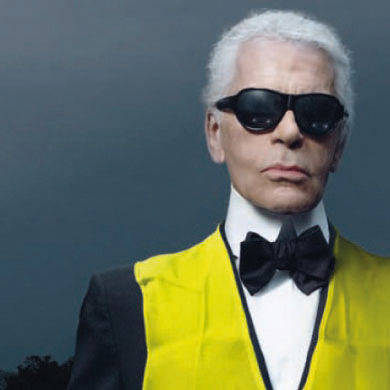 Le gilet jaune de Lagerfeld : le coup de pub du siècle - Technikart