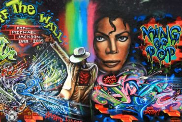 Mickael jackson graff wall