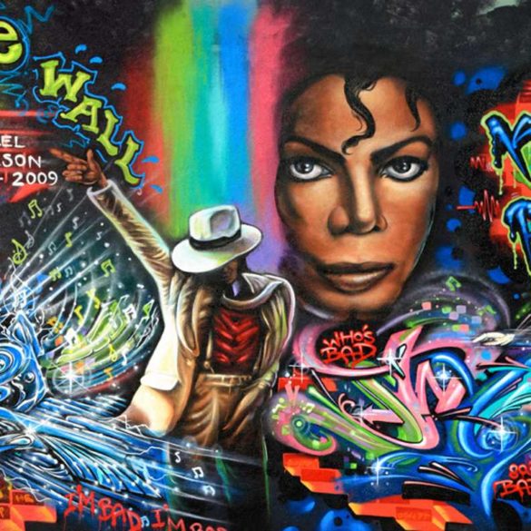 Mickael jackson graff wall