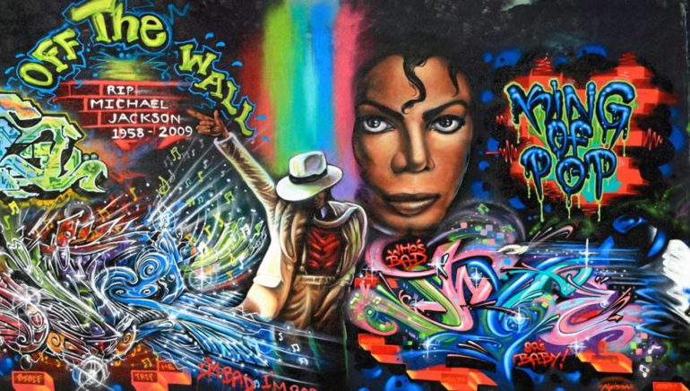 Mickael jackson graff wall