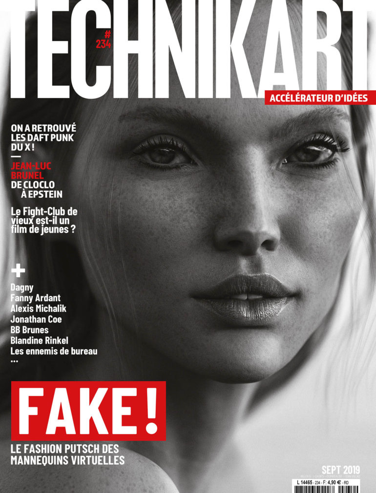 Technikart 234 septembre 2019 fake model