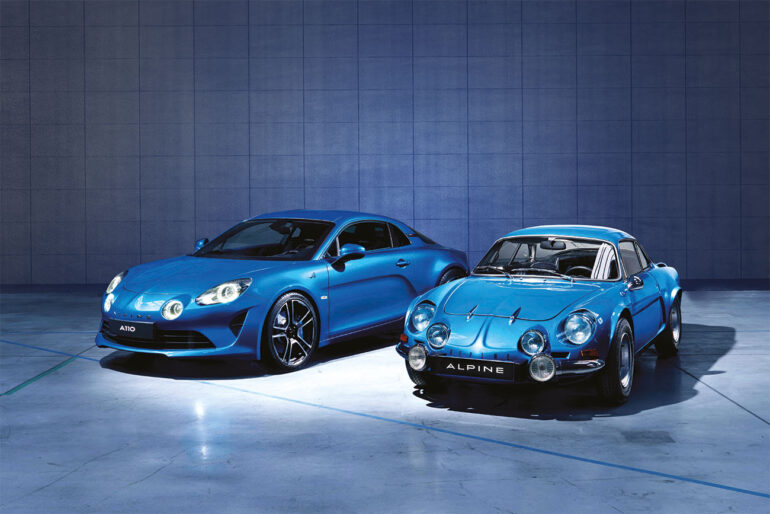 Alpine A110 story technikart