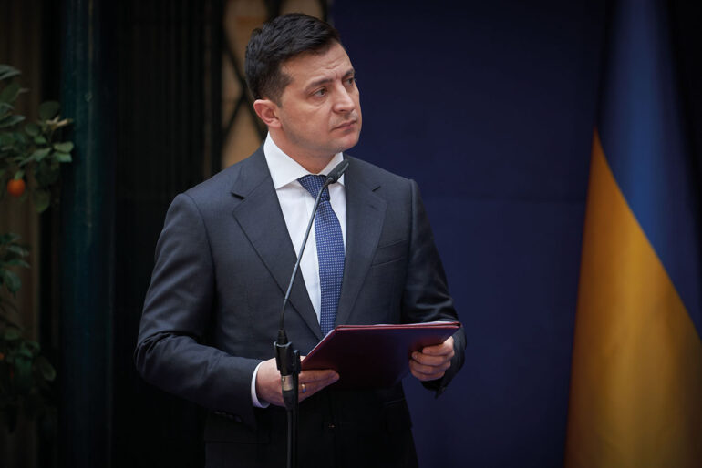 Volodymyr Zelensky technikart bhl