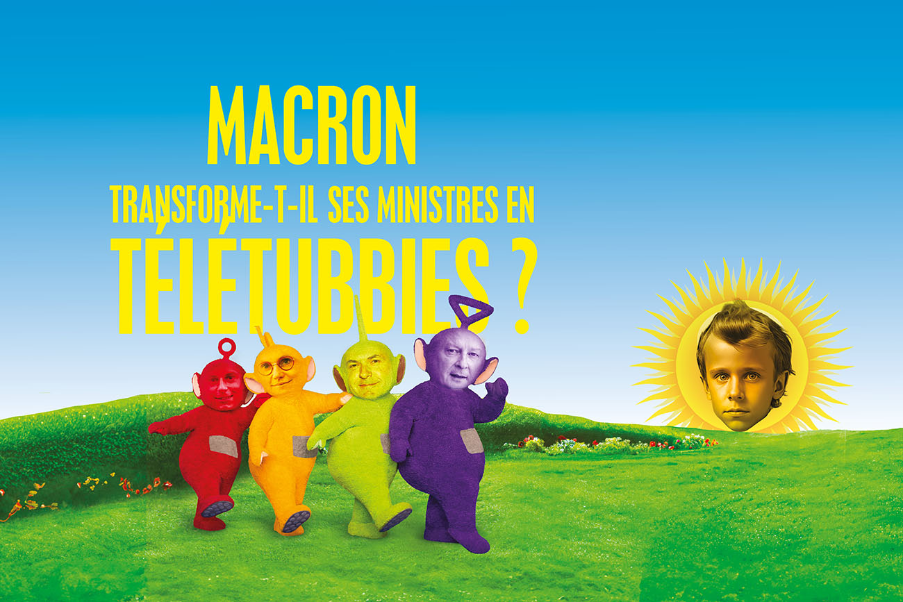macron télétubbies