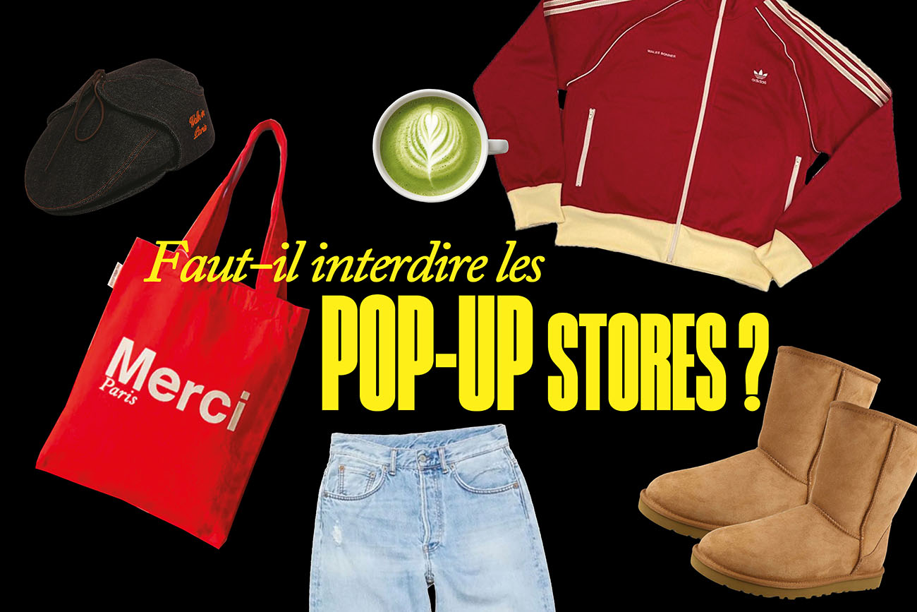 pop-up store interdits